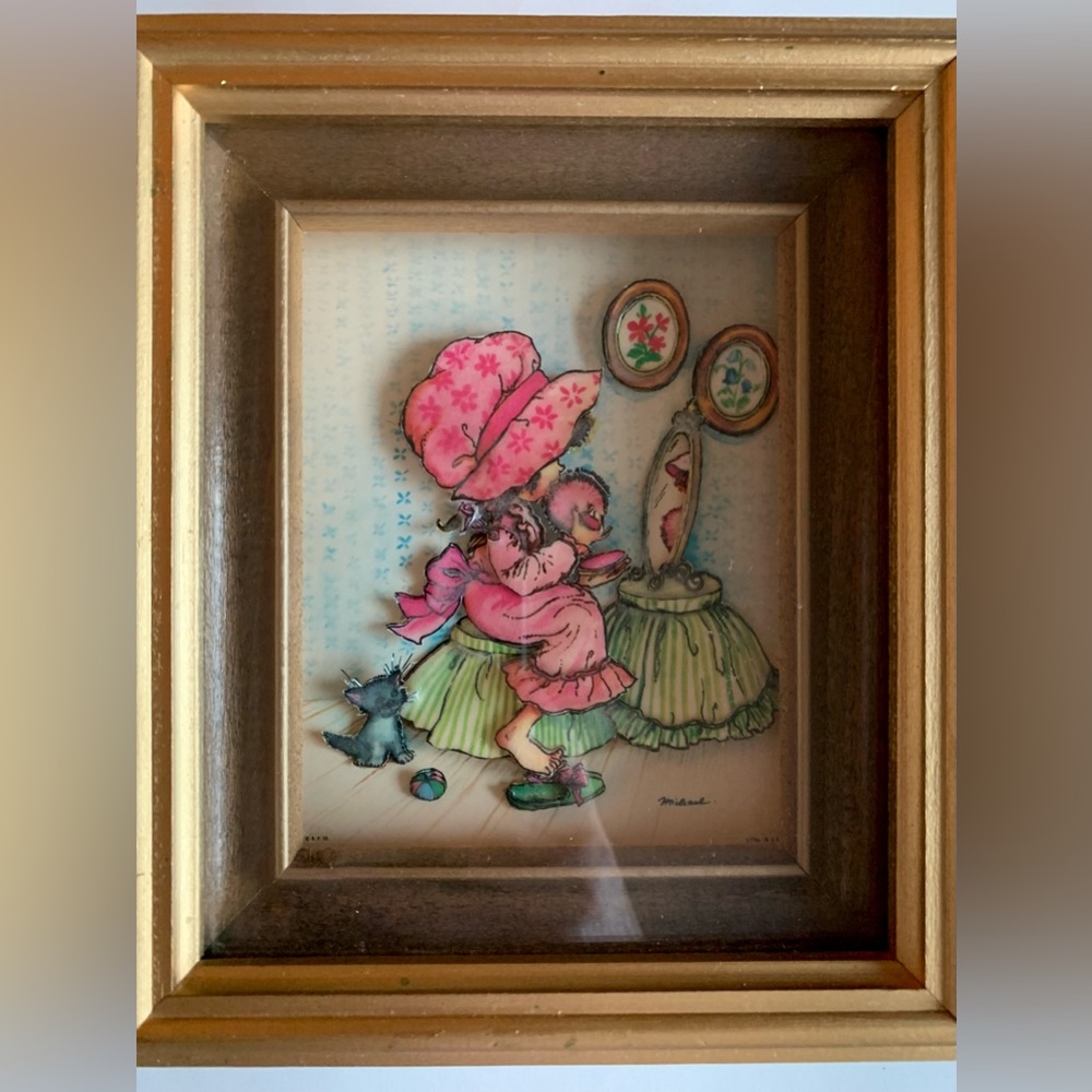 Holly Hobbie Framed Wall Hanging